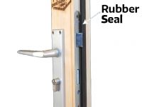 Deur met rubber seal